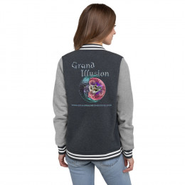 GRAND ILLUSION Easter Crystal Women's Letterman Jacket