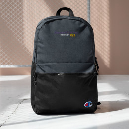 Embroidered GRAND ILLUSION Official Logo Champion Backpack