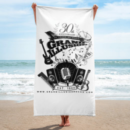 30th Anniversary GRAND ILLUSION 30x60 Towel