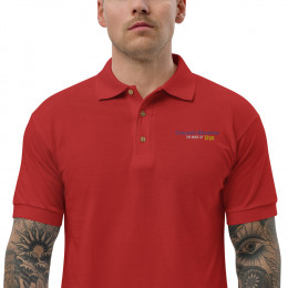 Embroidered GRAND ILLUSION Official Logo Polo Shirt