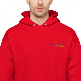 Embroidered GRAND ILLUSION Logo Unisex fleece hoodie
